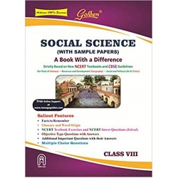 Golden Social Science: With Sample Papers) A book with a Difference for Class- 8